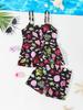 2026 Cross New Toddler Girls' Two-Piece Swimsuit Bikini