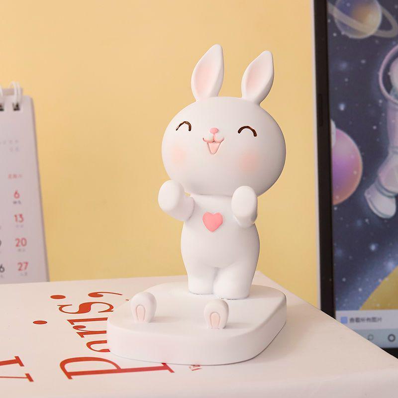 Cartoon Niedlicher Handy- & Tablet-Ständer: Kreatives Desktop-Ornament & Binge-Watching-Geschenk