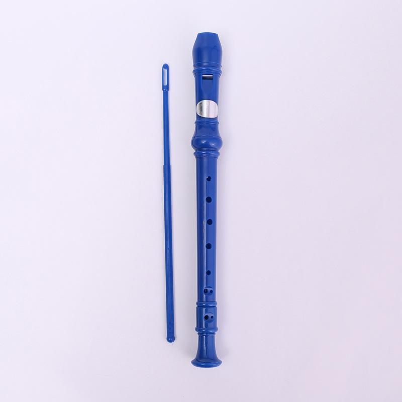 Swan ABS German Soprano Recorder for Students, 6/8-Hole, White Flute