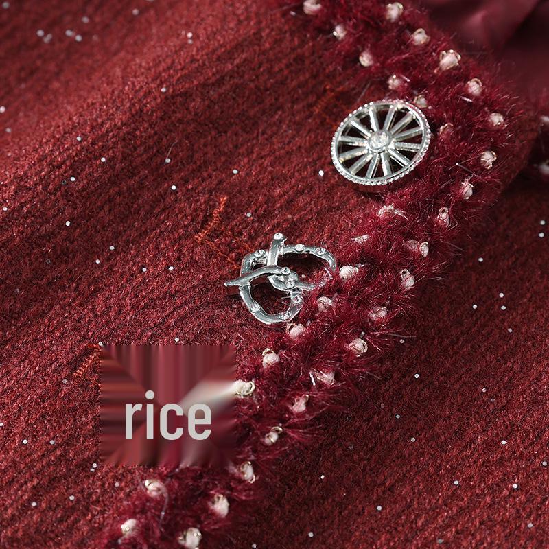 Mom's 2025 Spring-Autumn Fashion Short Jacket for Middle-Aged & Elderly Women - Stylish Little Fragrance Cardigan