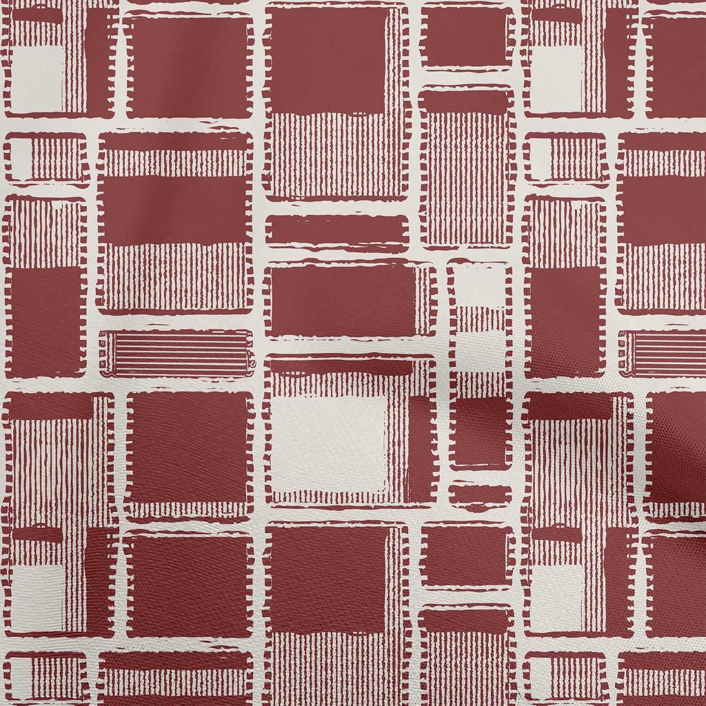 oneOone Baumwoll-Flex Blauer Stoff Geometrischer Kleiderstoff Bedruckter Stoff Meterware 40 Zoll