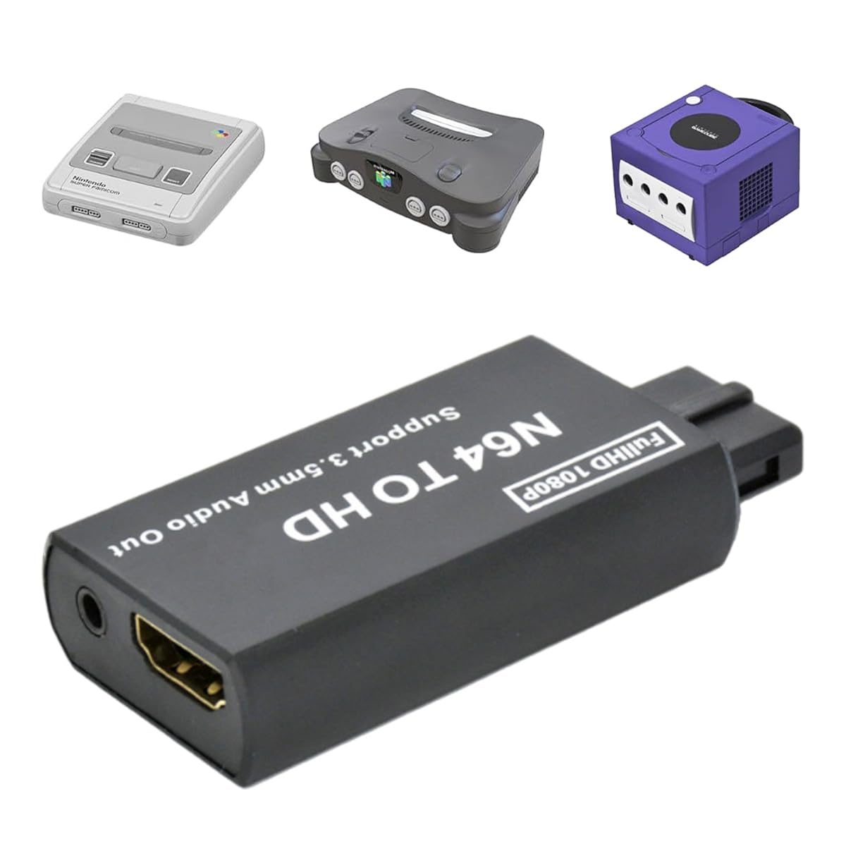 

конвертер Super Famicom GameCube Nintendo 64 совместимый адаптер преобразования HDMI [K&SGAMER] Мульти-преобразование