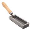 Gold Bar Casting Mold 4 Inch Portable Oil Groove Gold Bar Cast Iron Ingot Mold for DIY
