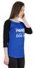 Inkmeso Women Raglan 3 4 Sleeves Tshirt    Home Is Where The Dog Is   Shirt For Dog Lover Graphic
