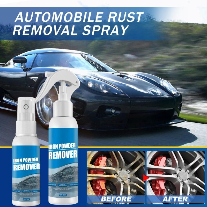 Remove Rust Agent Sprayer Fast Acting Rust Remover for Car Boats, Kitchens, Bathrooms Multipurpose Rust Cleaner