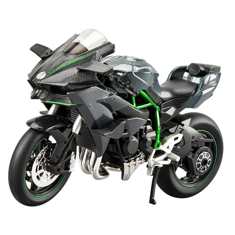 1:12 Alloy Sound Smooth Glide Motorcycle Model Toy - Kawasaki, BMW, Ducati