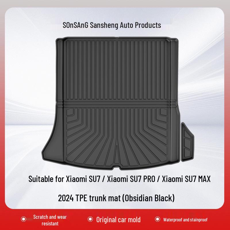 Custom TPE Car Floor Mats for Xiaomi SU7/SU7 Pro/Max - Five-Seater Interior Upgrade