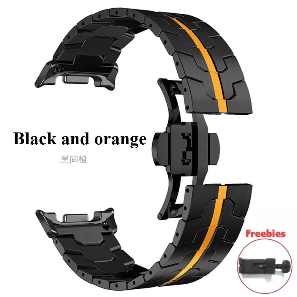 Stainless Steels Strap for Samsung Galaxy Watch 8 Classic 46mm 40mm/44mm Wristband Luxury Bracelet for Samsung Galaxy Watch 7 Ultra 47mm Accessories