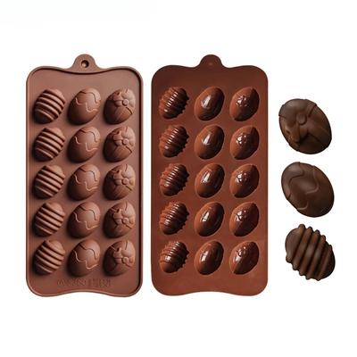 Silikonowy świat DIY Wielkanocne Jajko Czekoladowe Forma Silikonowa Nieprzywierająca Dekoracja Ciasta Pieczenie Forma do Cukierków Silikonowa Forma 3D Gadżet Kuchenny