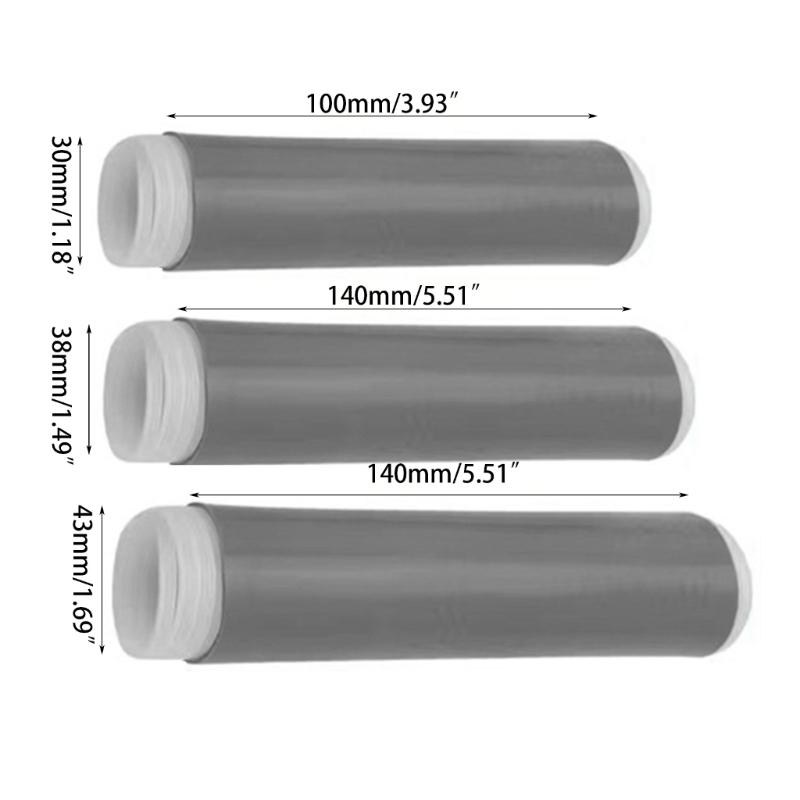 3Pcs Antiscalding Pots Handle Heat Resistance Cover Silicones Pans Handle Sleeve Kitchen Pots Pans Handle Cookware Part