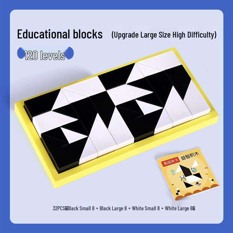 Educational Hidden Building Blocks Puzzle for Ages 3+ – Boost Spatial Thinking