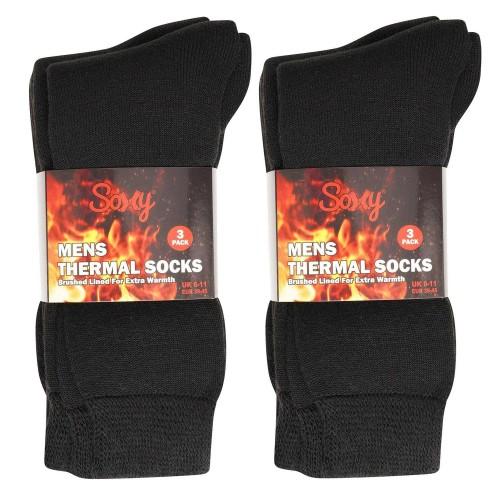 Soxy Childrens/Kids Thermal Socks (Pack of 6)