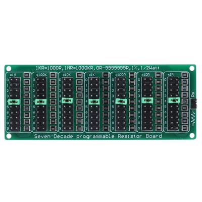 Programmierbares Widerstandsboard 0R?9999999R Einstellbares Widerstandsmodul AC200V für Experimente