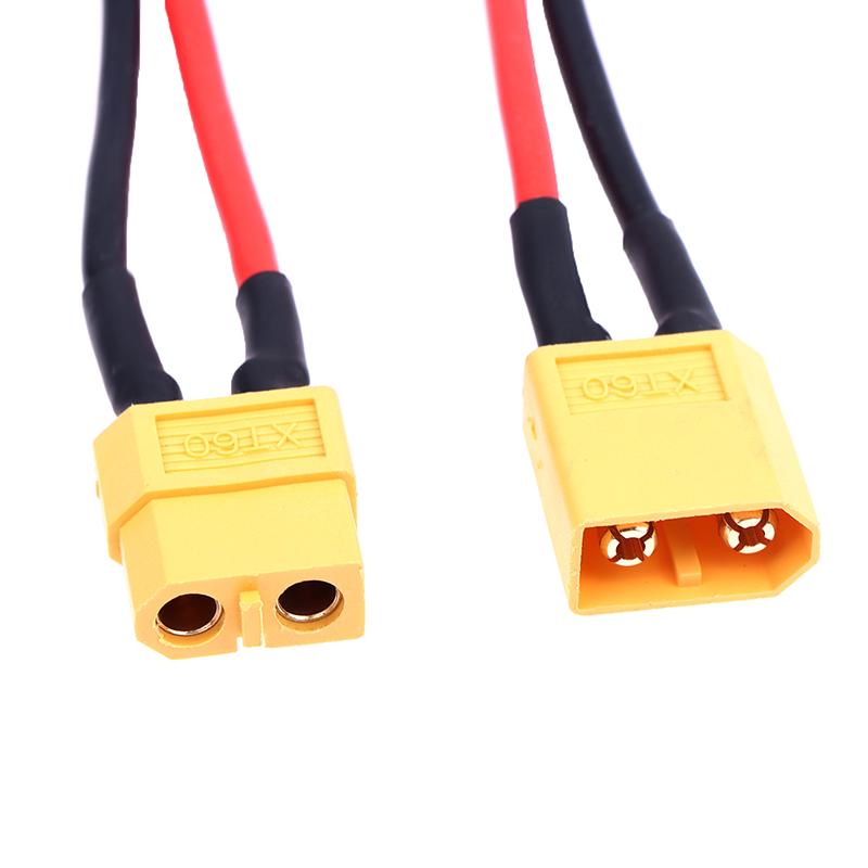 5Pcs Adapter Xt60 To Xt30 Connector Male/Female Plug 16Awg 100Mm Silicone Wire Cable For Rc Fpv Quadcopter Drone