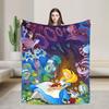 Manta de la Princesa Alicia en el País de las Maravillas Súper Suave Cálida Mantas Decorativas para Sofá 50x60 Pulgadas Múltiples Tamaños Peluche Colcha Fina