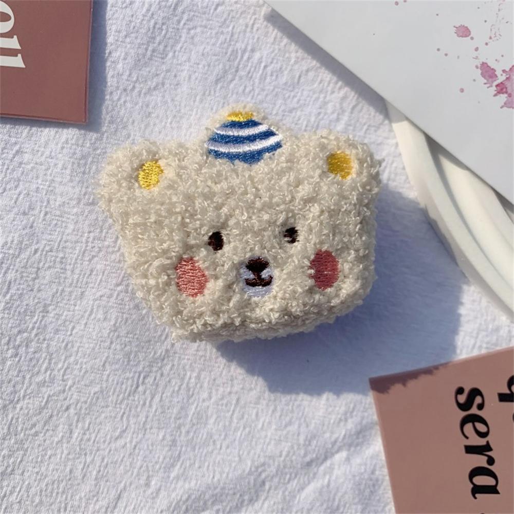 Cute Teddy Bear Brooch Plush Bear Doll Pins For Women Girls Scarf Backpack Water Cup Hanging Accessories