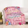 Best Mom In The World Flannel Blanket-Soft and Suitable for Sofas,Beds,Offices,Travel,All Seasons,Great Gift for Holidays and Birthdays.