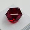 Fancy AAA++ Schliff, zertifizierter, 111,32 ct, im Labor hergestellter roter Rubin, loser Edelstein, VA-585