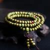 6mm Natural Sandalwood Buddhist Buddha Meditation Wood Prayer Bead Mala Bracelet Bangles Women Men Jewelry 108 Beads Bijoux