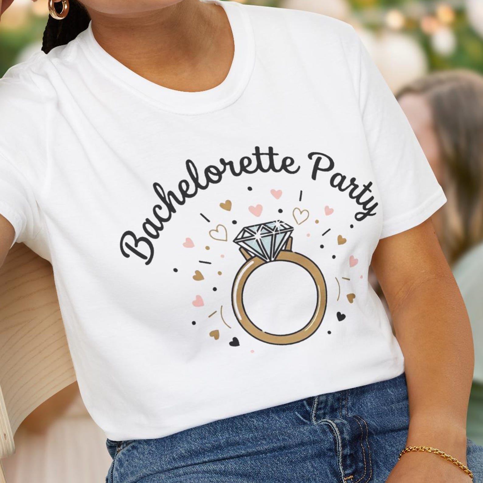 Bride party gift shirt, bridal shower gift,Bachelorette Party Shirts,personalized bachelorette party t-shirt 2XL