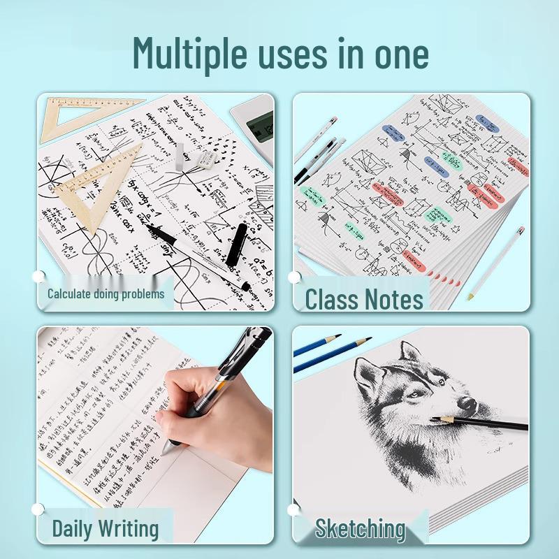 Exklusiv für Neueinsteiger: 5er-Set Entwurfshefte für Mathematik in der Grund- und Unterstufe.