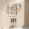Storage Rack with Drip Tray for Pot Lids Cutting Boards Wall-mounted No Drilling Required Strong Adhesive Rack for Kitchen Organize