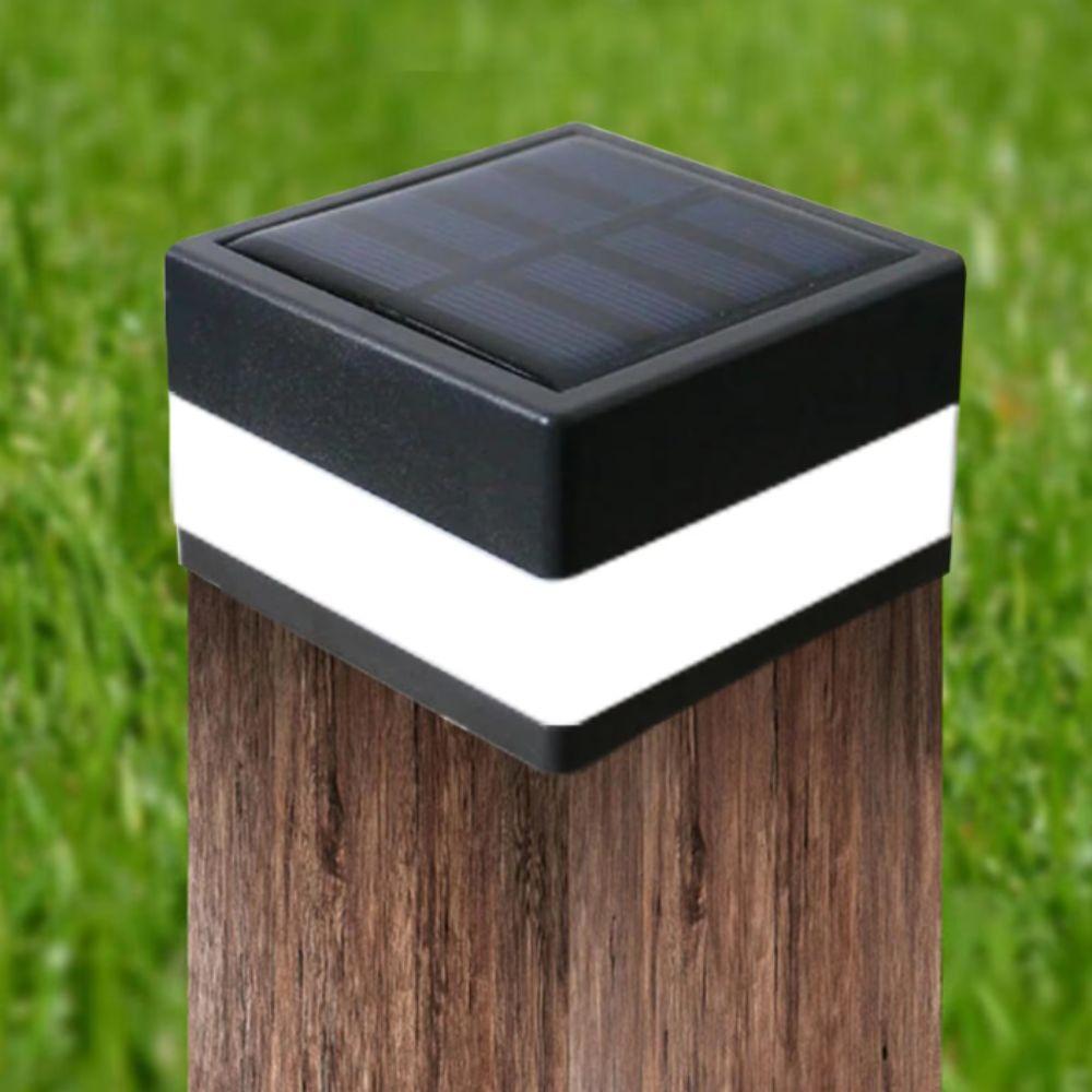 Waterproof Solar Fence Lights Automatic Solar Post Cap Lights Porch Lights Fence Deck Lamp Yard