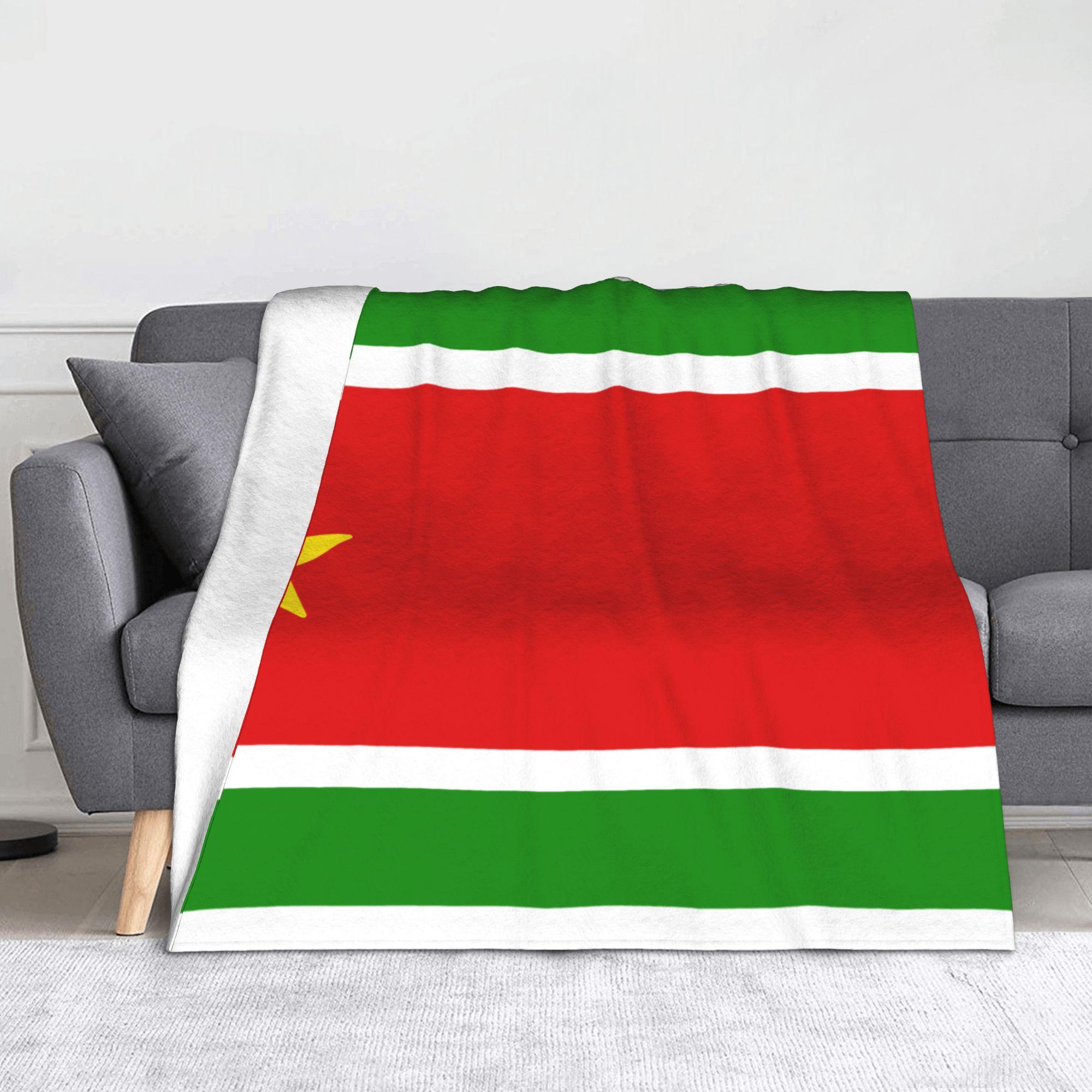 France Guadeloupe Island Flag Blankets Flannel Awesome Warm Throw Blankets for Home Decoration 200x150cm 80x60in