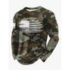 Powerful Lion 3D Printed Men's Trendy and Fashionable Long-sleeved T-shirt Urban Street Trendy and Fashionable Men's Top Casual