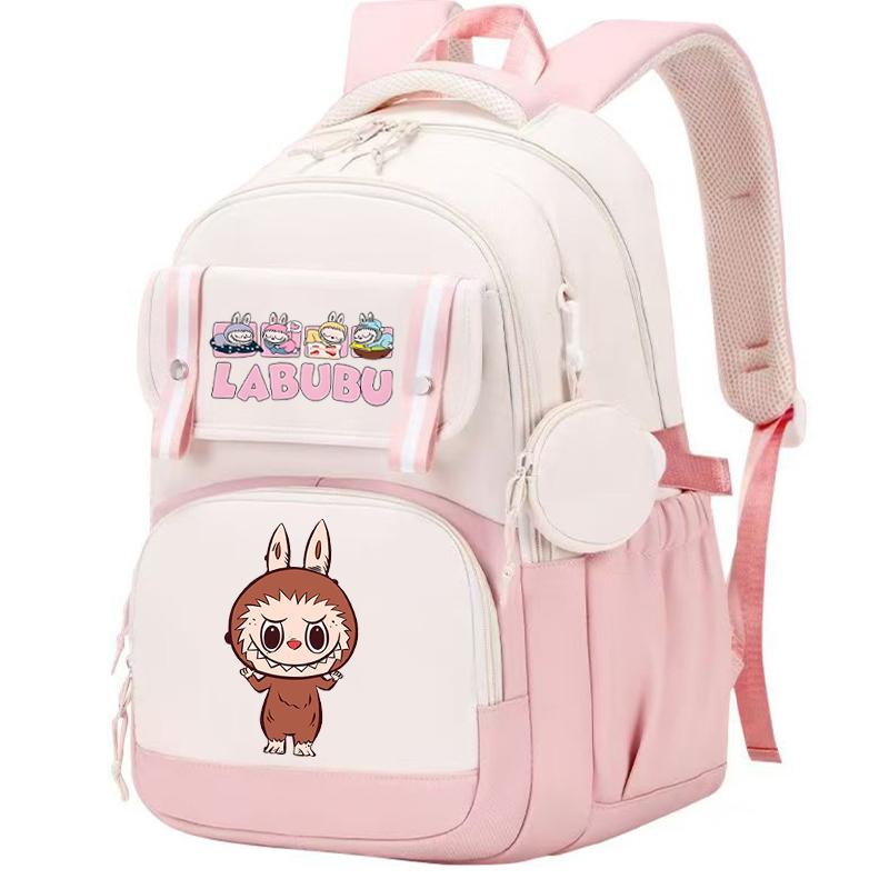 Cute Printed Backpack Teenager Student Girl Boy Knapsack Large Capacity Waterproof Casual Bag Coin Purse Women Laptop Bag Mochila