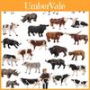 Educational Toy Animal Model Simulation Farm Animal Figures Kid's Gift Plastic Material Cow Category 14x8cm Size
