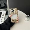 Plating Soft Rubber Frame Tiger Teeth-Shaped Phone Case For 11 12 13 14 15 16 Pro Max Plus TPU Lens Protection Shockproof Cover