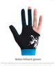 Unisex Three-Finger Billiard Gloves, Fingerless, Ambidextrous, Single-Pack