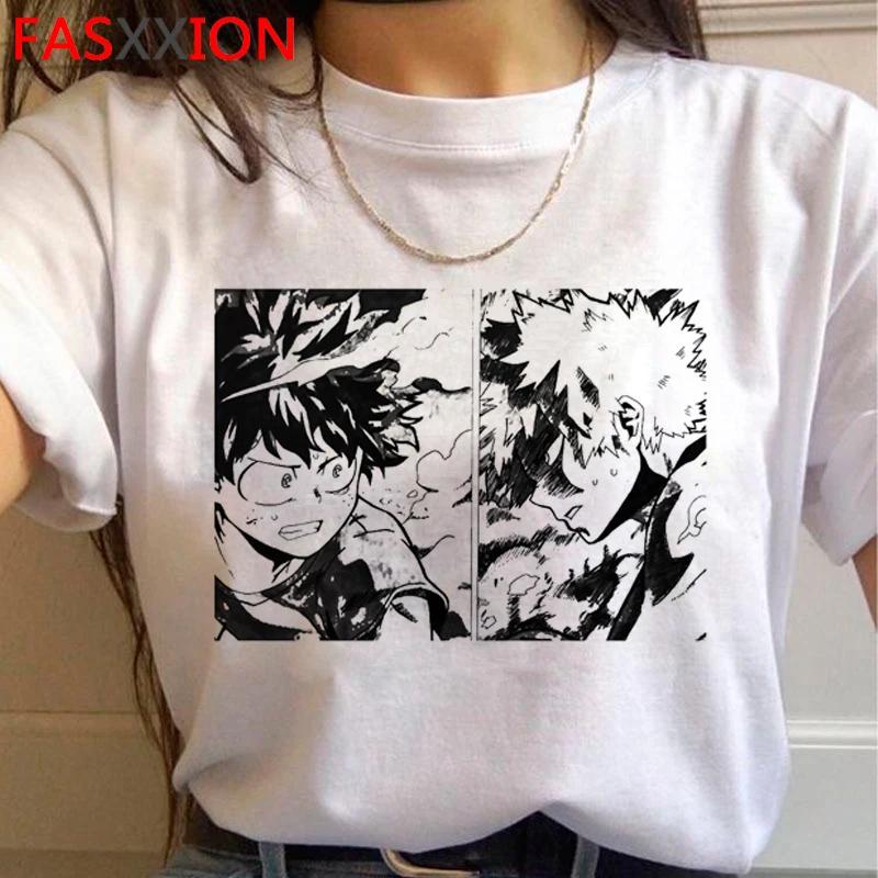 My Hero Academia Bakugou Todoroki Boku No Hero Bnha T-shirt T Shirt feUnisex Tumblr Aesthetic Clothes Harajuku Kawaii