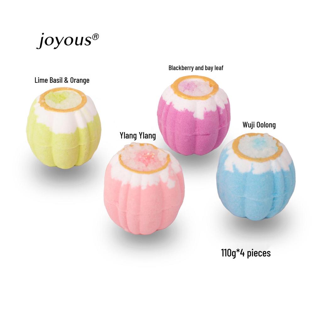 Joyous Bath Bomb: Romantic Moisturizing Bath Salt Bubble Ball (100g)