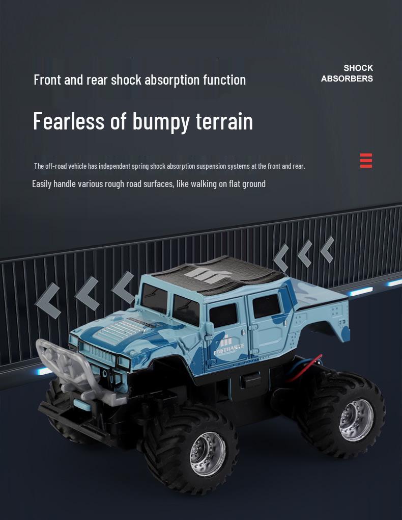 Haotian Mini Off-Road Remote Control Rechargeable Hummer for Kids