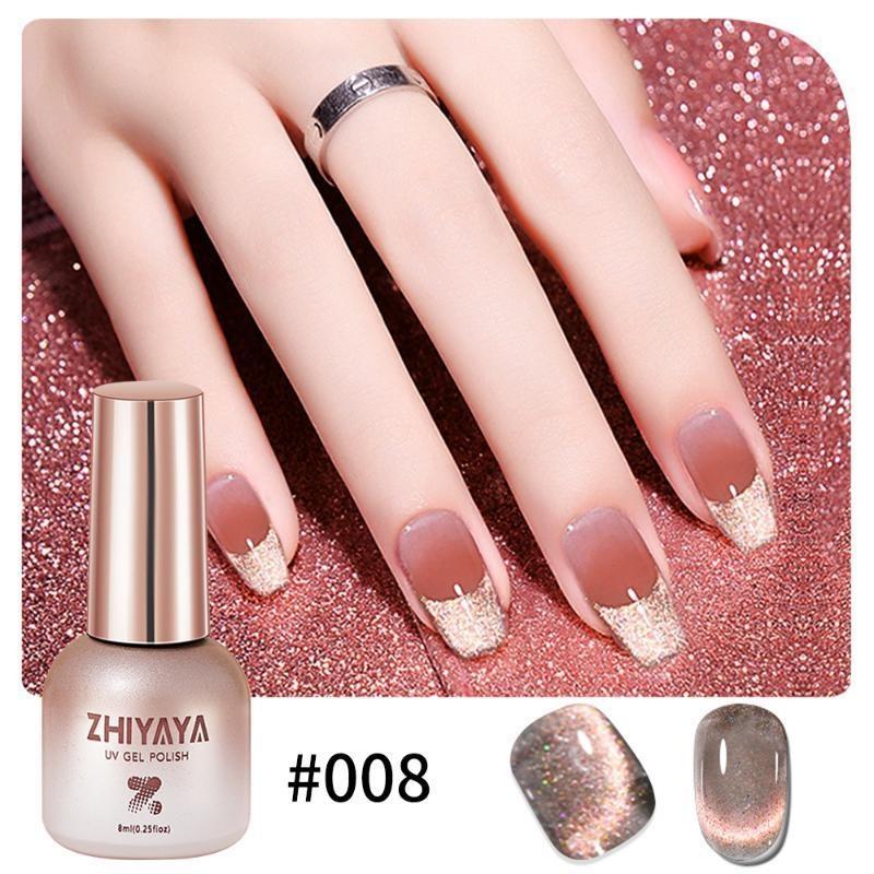 8ml 9D Cat Magnetic Gel Nail Polish Soak Off Gel Nail Art UV Gel Polish
