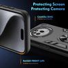 KEYSION Stoßfestes Panzergehäuse für Nothing Phone 3A Pro, weiches Silikon + PC-Ringständer, Telefonrückseite für Nothing Phone 3A Pro