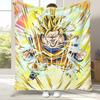 Anime D-Dragon Ball Game Cartoon Flannel Blanket,Ultra Soft Warm Plush Throw for Home Bedroom Bed Sofa Cover Office Camping