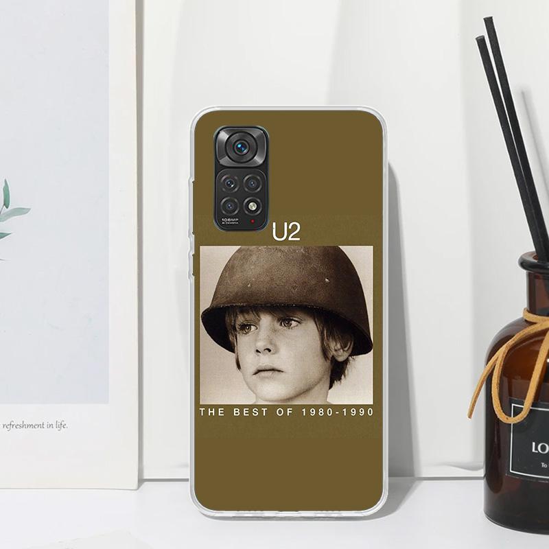 Band U-U2 Rock Phone Case For Xiaomi Redmi Note 15 13 14S 14 Pro Plus 12S 11S 10S 12 11E 10 11T Art Fundas Back Cover Redmi Note