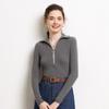 Women's Soft Cashmere Half-Zip Lapel Sweater - Slim Fit, Warm & Gentle Winter 2026 Style