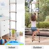 With Platforms Fitness Toy Climbing Rope Wooden Swing Chair for Kids  Playground Equipment