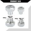 UXCELL Oil Pressure Coolant Adapter Fitting Sensor Adapter Set for LS Series Engine