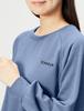 Gunze Tuche Long Sleeve and Pants with Fleece Size L Women's Lining, Blue-Grey,