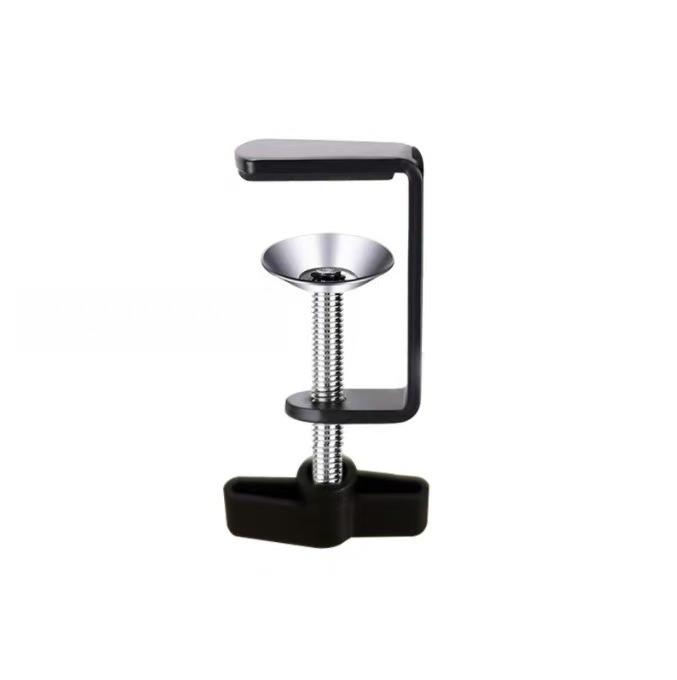 Universal Desk C Clamp Adapter Fixed Connector for Microphone Lamp Webcam Camera Support Stand Accessories