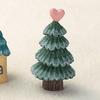 Christmas Tree Micro Scene Resin Ornaments