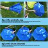 Doppellagiger Fliegender Regenschirmhut Outdoor Sonnenschutz Große Größe Faltbarer Regenhut Kopfbedeckung Sonnenschutz Regendicht Zuhause Tägliche Nutzung