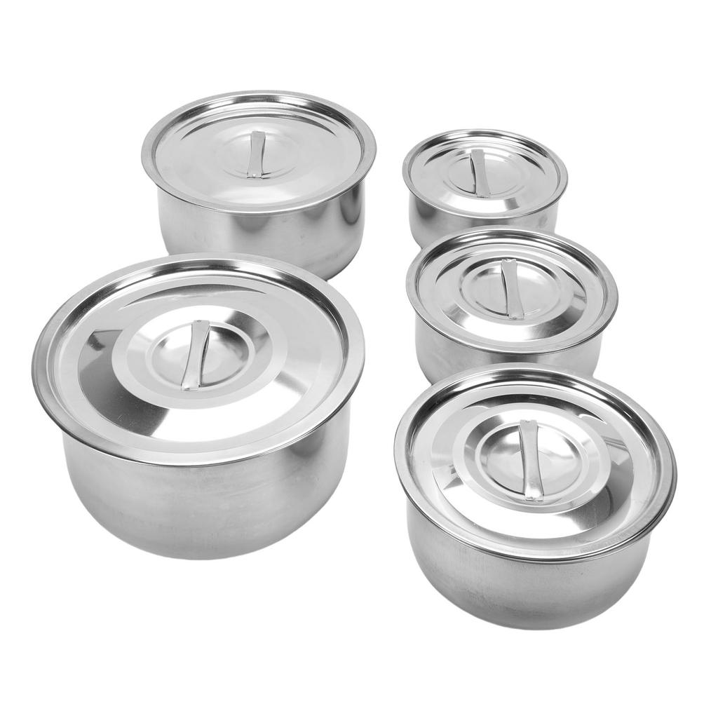 Suppekjele Sett Rustfritt Stål Multifunksjonell Minimalistisk og Stilig Utseende Kokekjele Sett for