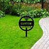 Charming Custom Bee-Themed Personalized Garden Name Metal Sign, Ideal for Garden Art & Metal Yard Art Decor, Outdoor Address Signs