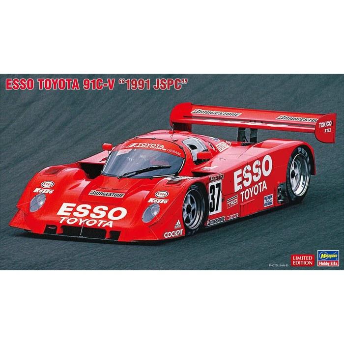 Hasegawa 1/24 Esso Toyota 91C-V 1991 JSPC Plastic Model 20781 (Automobile) 350mm X 200mm X 75mm
